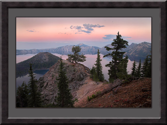 Framed Photograph, Crater Lake National Park, Oregon, Fine Art Photography by David Whitten