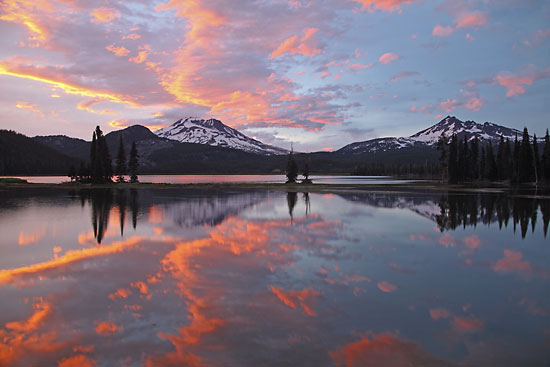 Sparks Lake, Sunset, Bend, Oregon