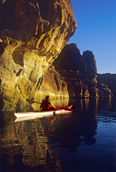 Lake Powell, Kayak, photographer - David Whitten Photography