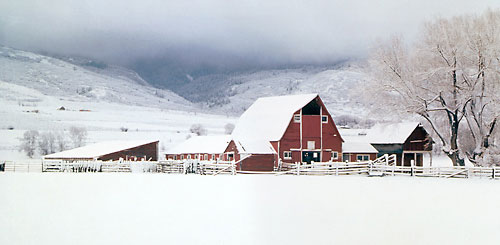 Red Barn photo Utah David Whitten Photography