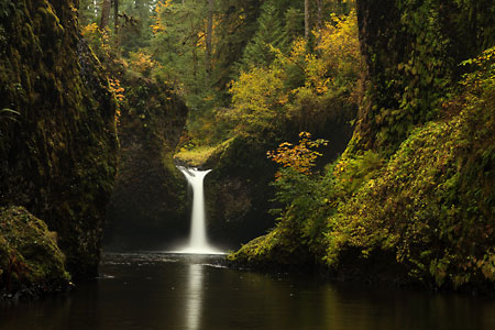 Punch Bowl Falls Eagle Creek Columbia River Gorge Oregon Waterfall Photograph