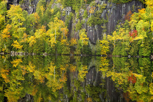 Autumn Granite Cliffs Photo, Adirondack Mountains, New York
