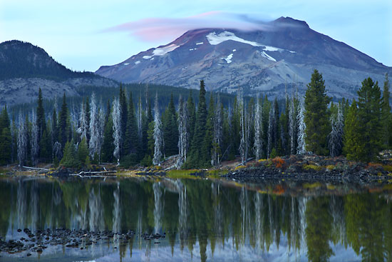 Sparks Lake, South Sister, Oregon Cascade Mountains Photographer David Whitten