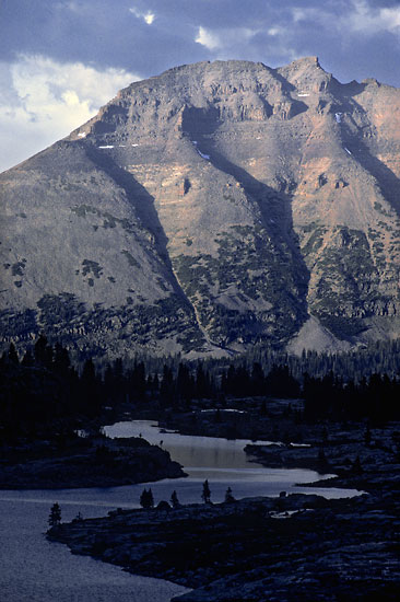  McPheters Lake and Spread Eagle Peak, High Uintas Wilderness Uinta Mountains, Utah Photographer David Whitten Photography