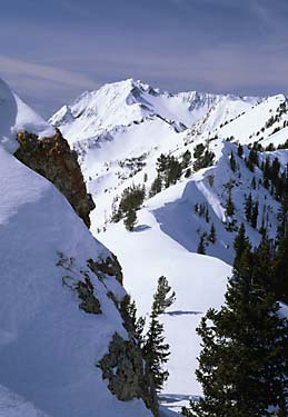 Superior Peak Cottonwood Canyons Wasatch Mountains Utah