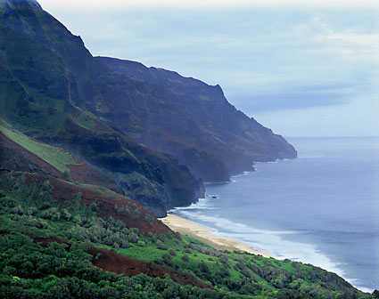 Kalalau Valley Kalalau Beach Na Pali Coast Kauai' Hawaii
