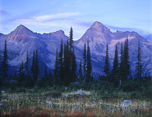 Glacier National Park British Columbia Canada Mt. Sir Donald, photographer David Whitten Photography