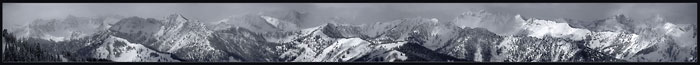 Utah Mountains winter photo, Wasatch Mountains Photograph by David Whitten